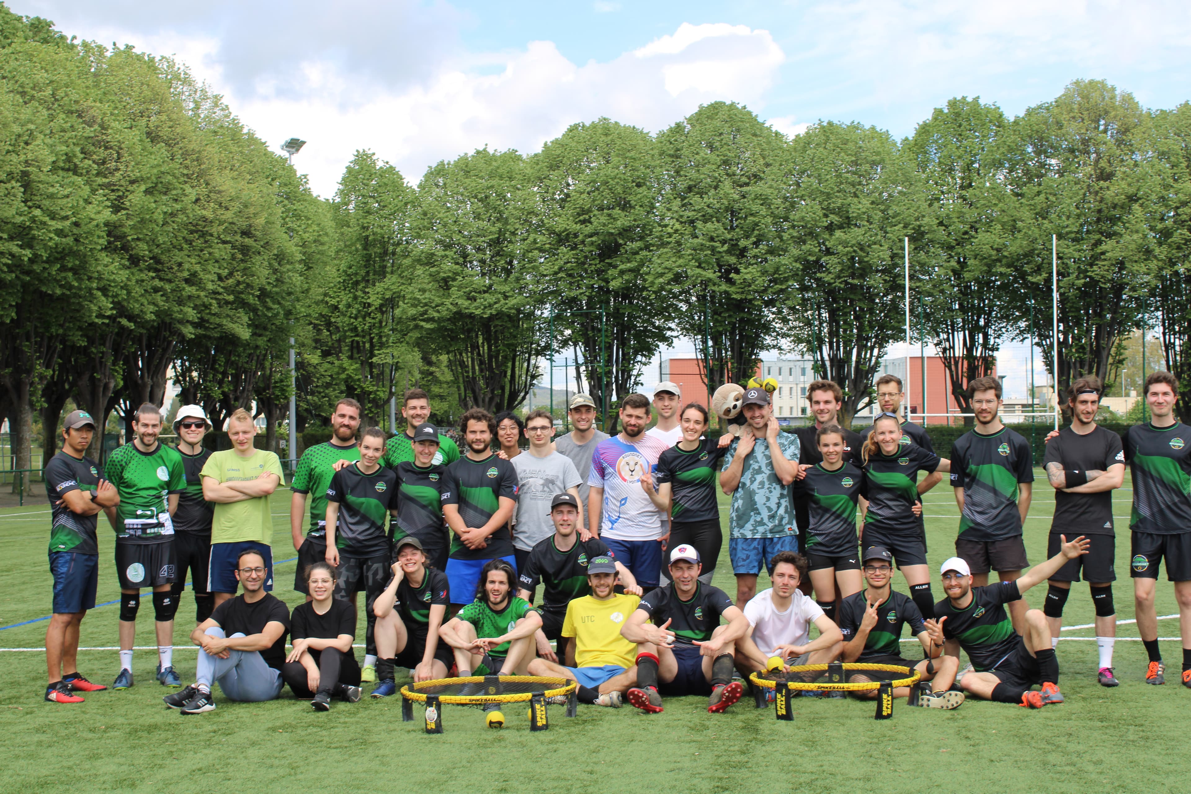 Photo de groupe des adhérents du club